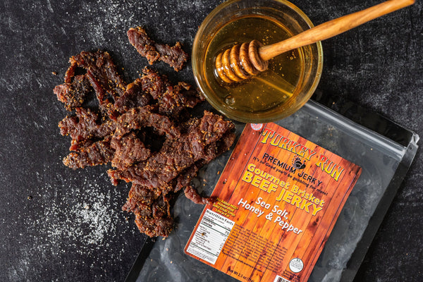 Sea Salt, Honey and Pepper Brisket Beef Jerky photo